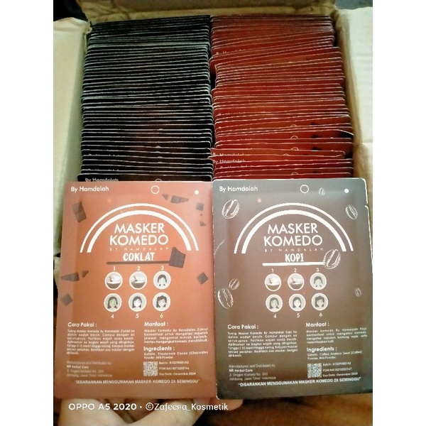 MASKOM. Masker komedo Hamdalah
