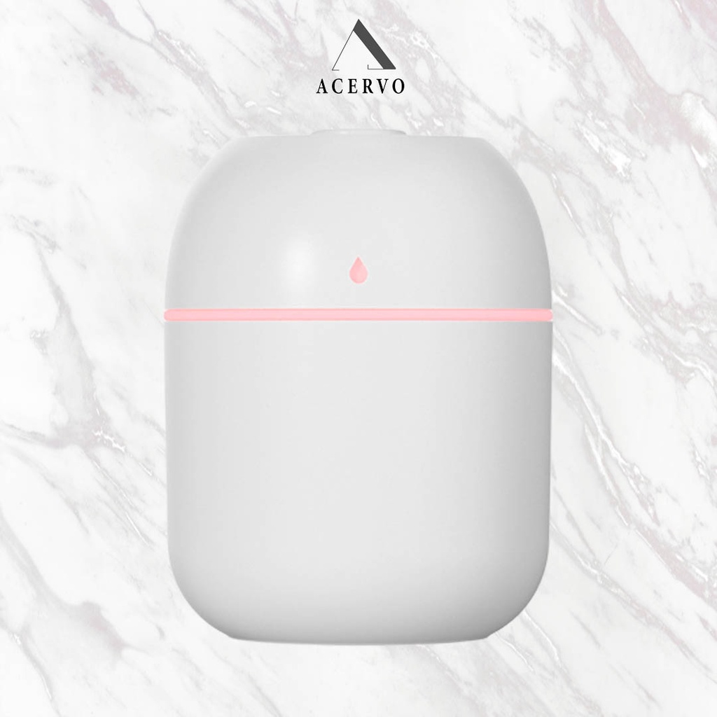 Air Aroma Mini Diffuser Humidifier Aromatherapy Purifier 220 ML-White