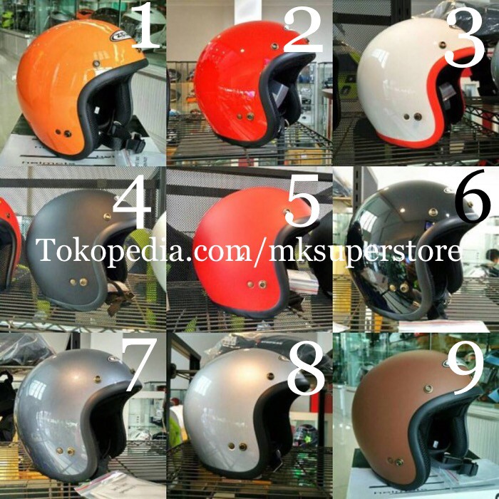 ZEUS 385 HELM BOGO CLASSIC RETRO IMPORT HARGA GROSIR