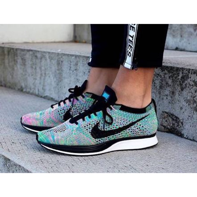 nike flyknit racer rainbow