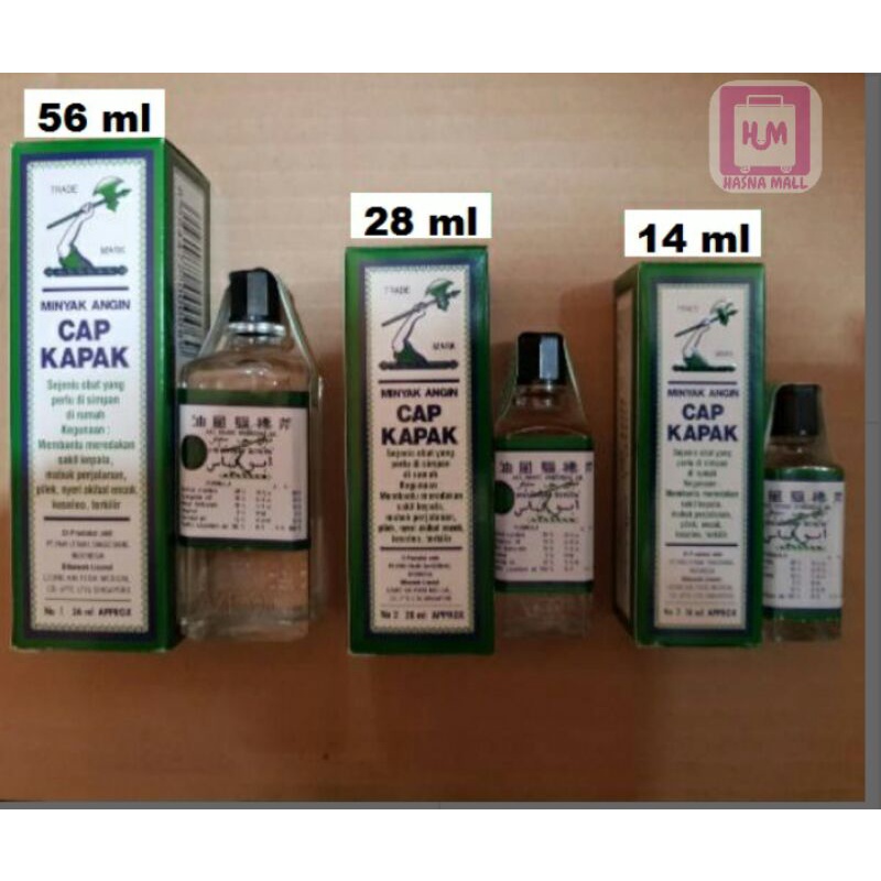 Hasna mall - Minyak Angin Cap kapak/Axe oil (14ml,28ml,56ml Original)