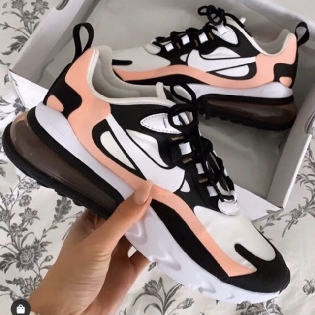 Sepatu Wanita - Nike Air Max 270 React Gradient Shift Bleached Coral White Rose 6 Colors - PRM