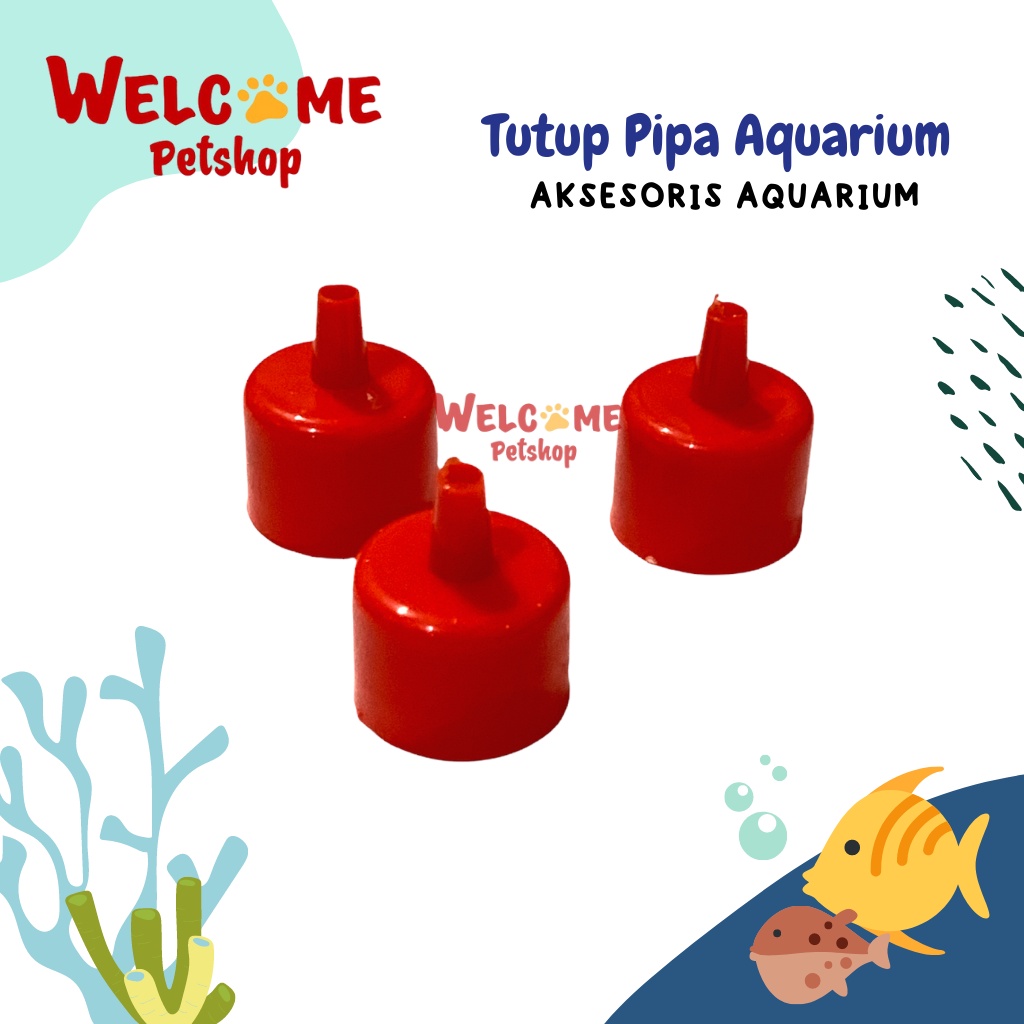 Tutup Pipa Ujung Pentil Aerator Filter Aquarium Aksesoris