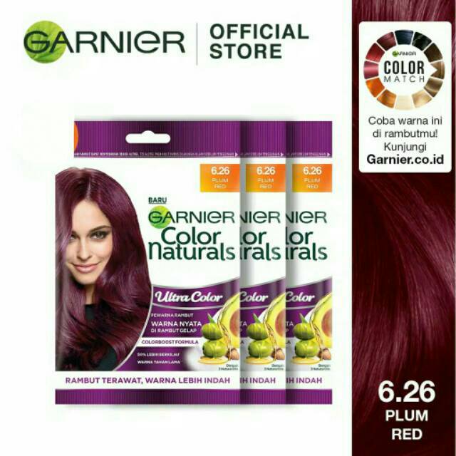 6 26 Garnier  Color Naturals Ultra Color Cat  Rambut  6 26 