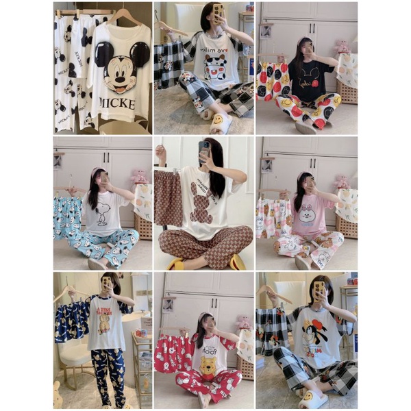 Stelan Oversize 3in1 Import / Piyama 3in1 / Piyama wanita terbaru