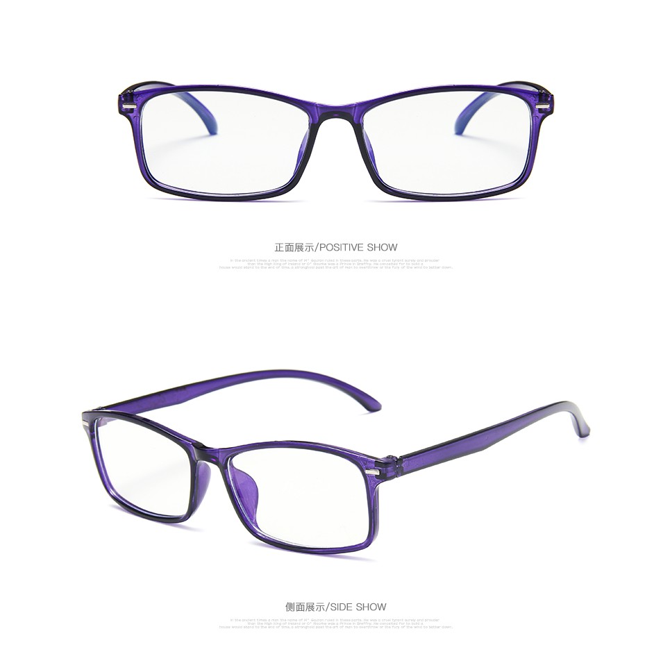 Whole sale shades Anti-blue Light Anti-radiation Glasses Frame Female Thin Flat Glasses aesthetic shades