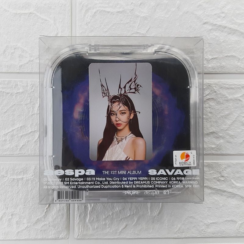 unsealed album savage aespa pc karina savage