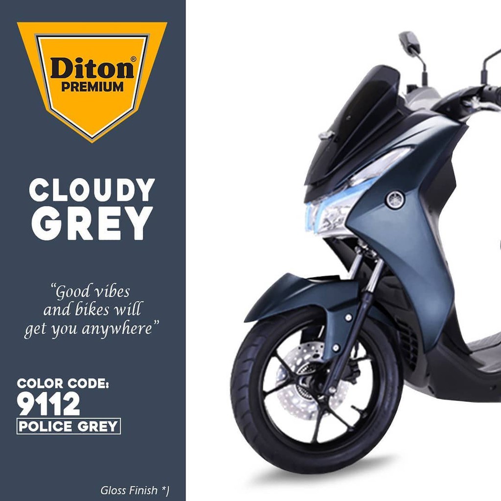 Pilok Pilox DITON Premium 9112 Police Grey / Abu - Abu (400cc/400ml)