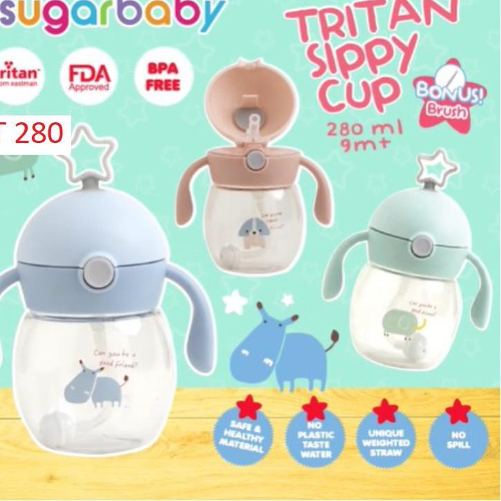 ◊ Botol Sugar Baby Tritan Sippy Star, Rabbit, 2in1, Kid Bottle CBKS ★