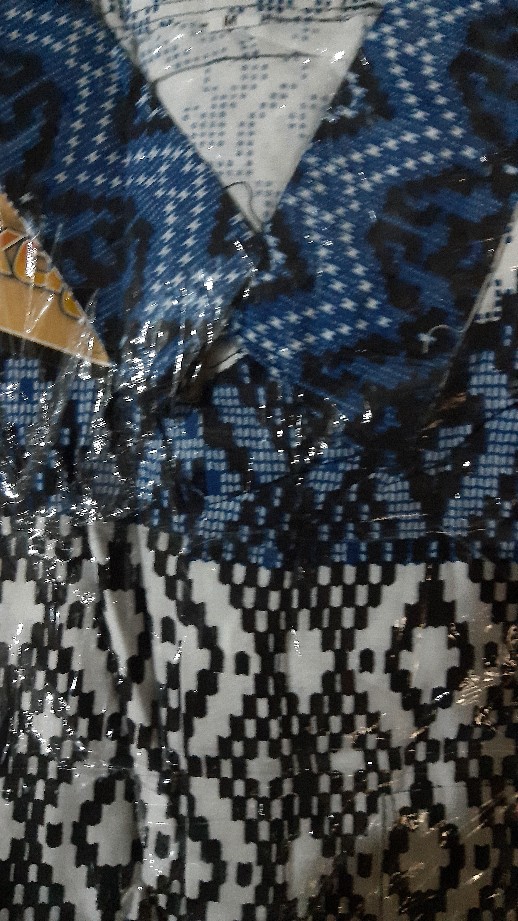 Trolistore Grosir Kemeja Batik Pria Cowok Motif Ketigo Merah Biru Hijau Seragam Batik Mrh Pekalongan