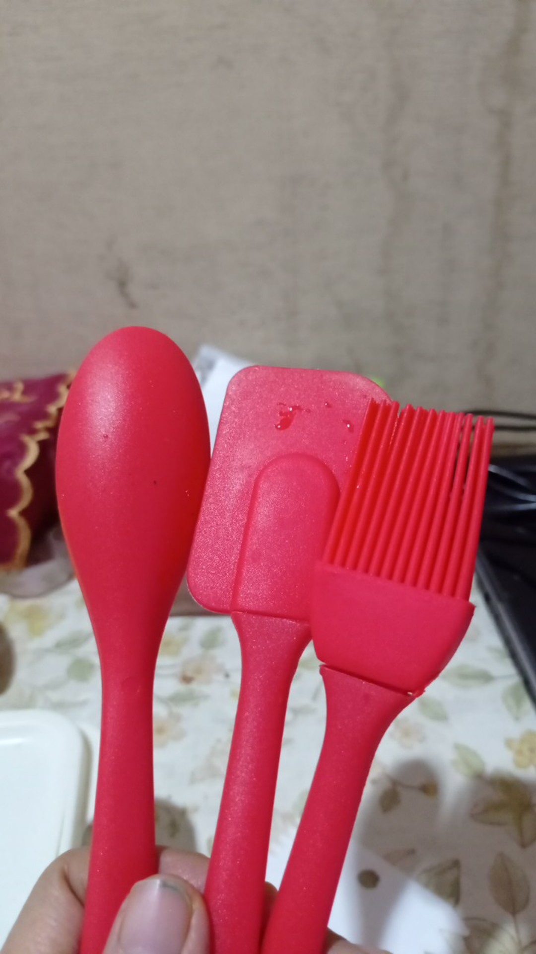 Spatula Kuas Dan Sendok Silikon Set Panjang 22cm