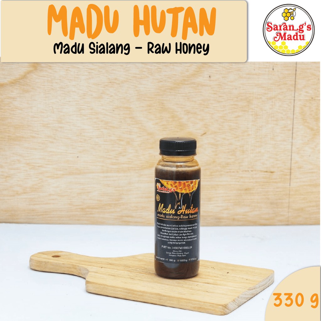 

Madu Murni Asli Hutan Sialang 330gr, pure 100% Raw Honey Uji Lab