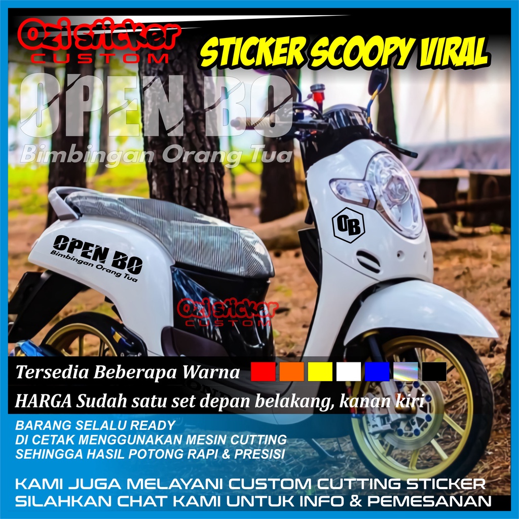 Sticker OPEN BO Sticker Scoopy