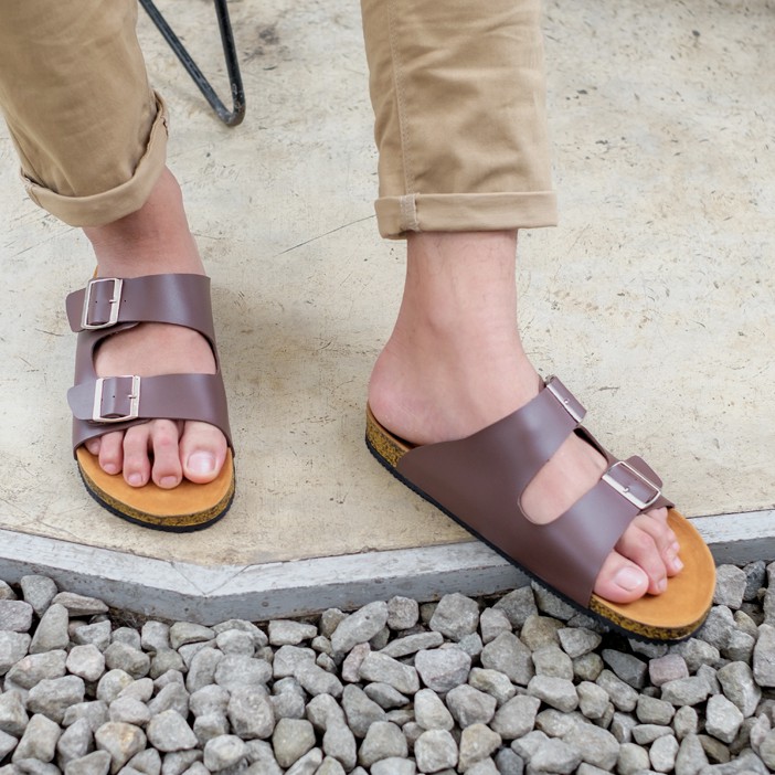 CRACKER BROWN |ManNeedMe x Lvnatica| Sandal Casual Pria Sendal Cowok Outdoor ORIGINAL