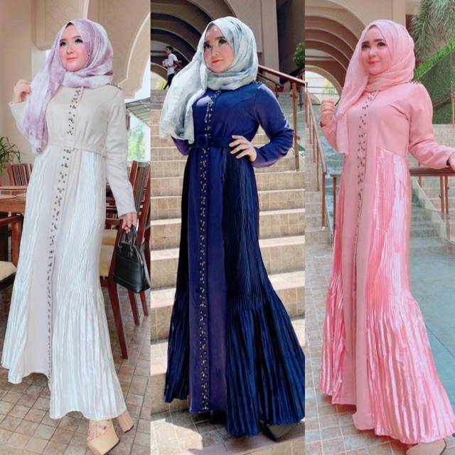Gamis suide plisket by shellasaukia