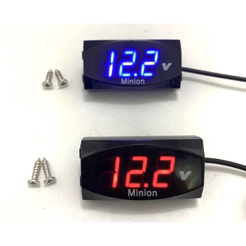 Voltmeter Aki led Volt Meter 3in1 Waterproof Universal