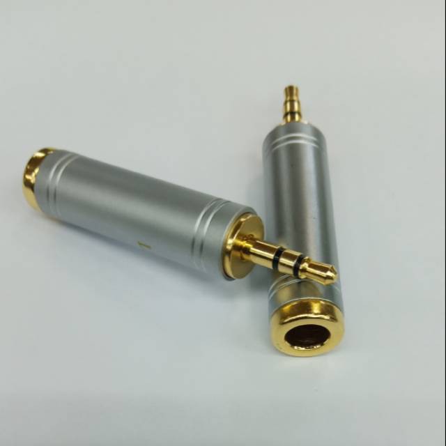 Jack Gold Mini Stereo 3.5mm to 6.5mm Akai Female