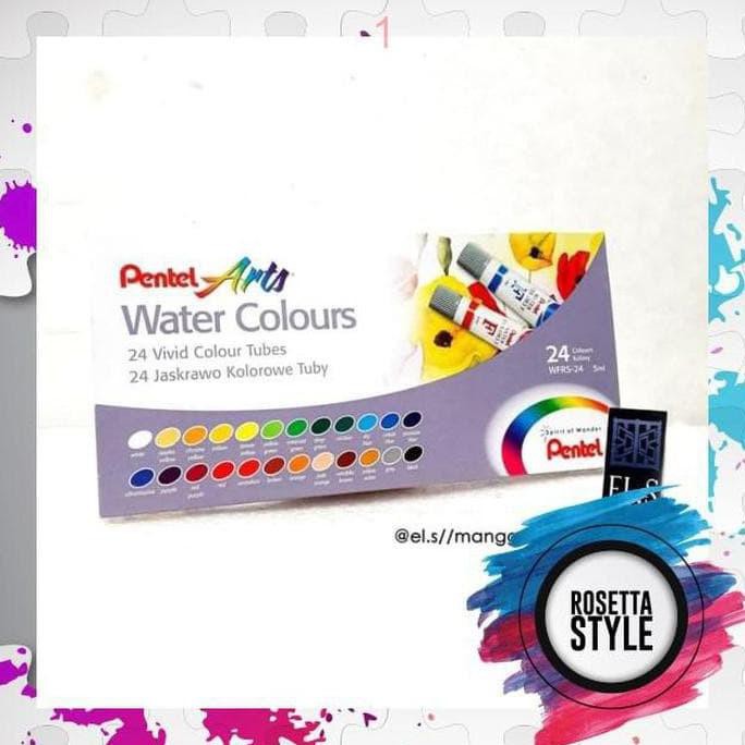 

RO1449 PERALATAN MELUKIS PENTEL WATER COLOR RUMAH 24 WARNA CAT AIR BY