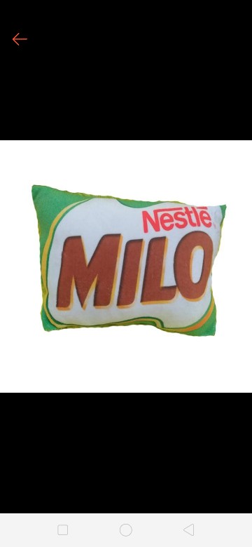Bantal Snack Milo Uk 30x40 Yelvo
