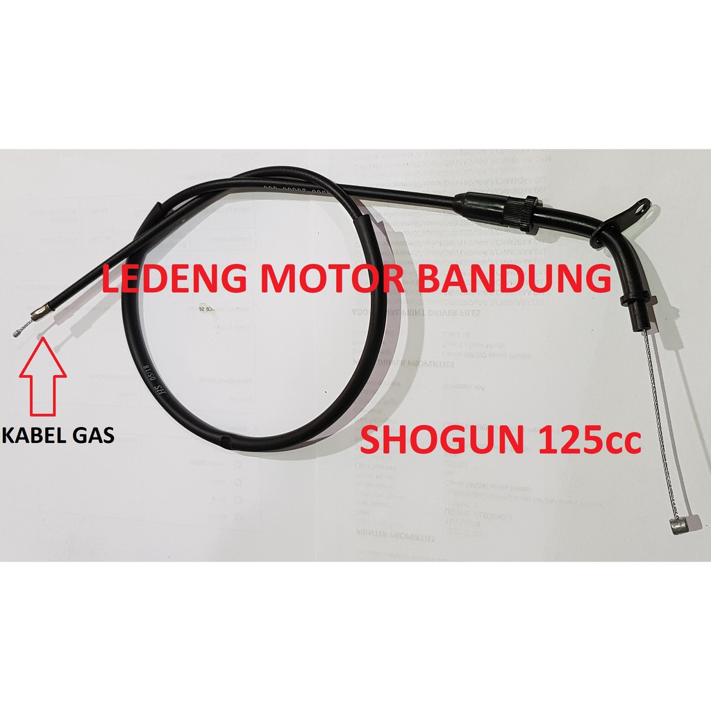 Kabel Gas Shogun 125cc Throttle Cable Hayabusa Lokal