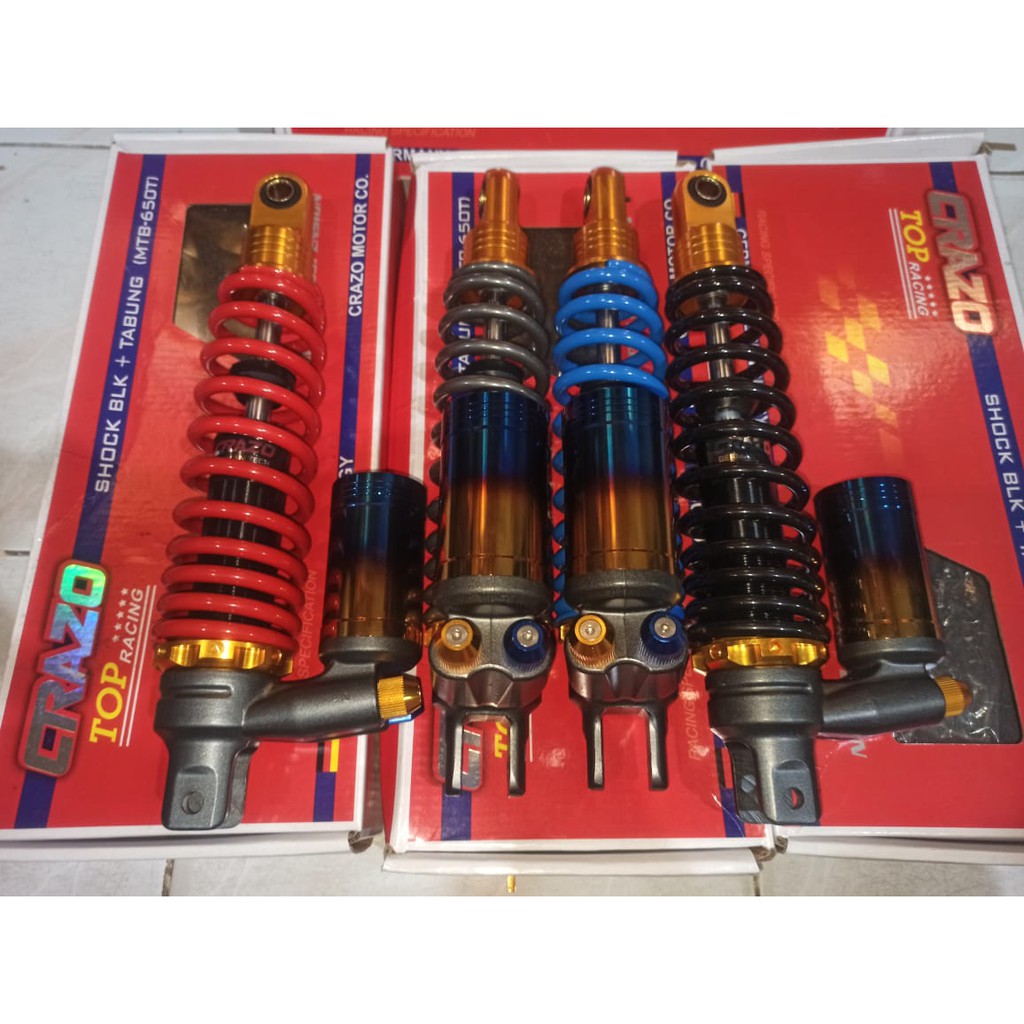 Shockbreaker shock tabung bawah matic 2 tone thailook vario mio scoopy beat genio bakaran yss RCB