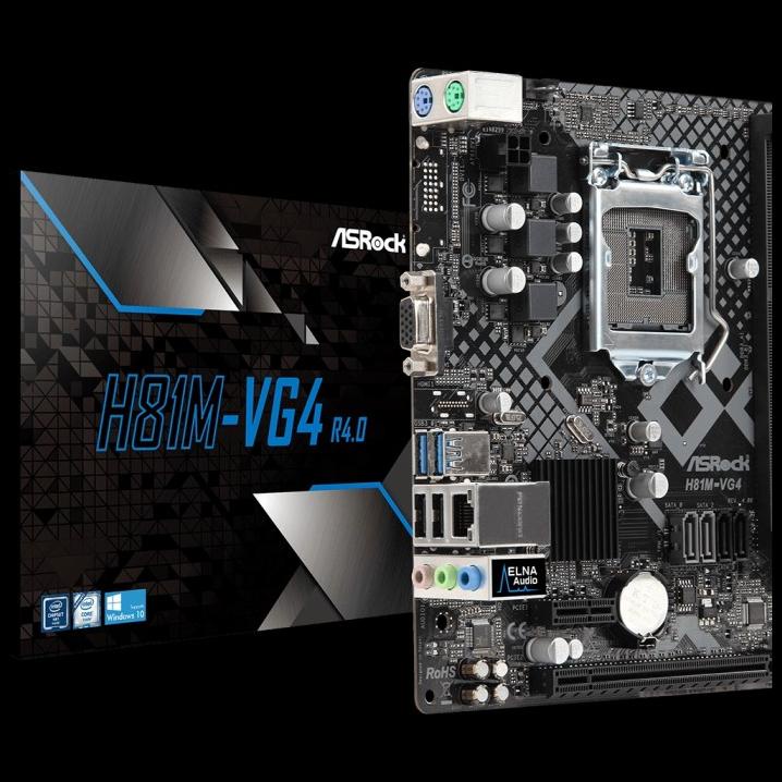 Motherboard Asrock H81M Vg4 Socket 1150 Intel H81 Termurah