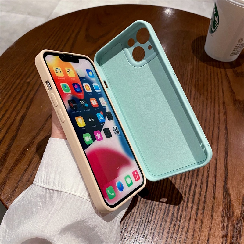 Velvet liquid silicone astronaut stand case iphone 11 pro max 12 13 pro max Xs max XR all-inclusive non-slip shockproof protective case