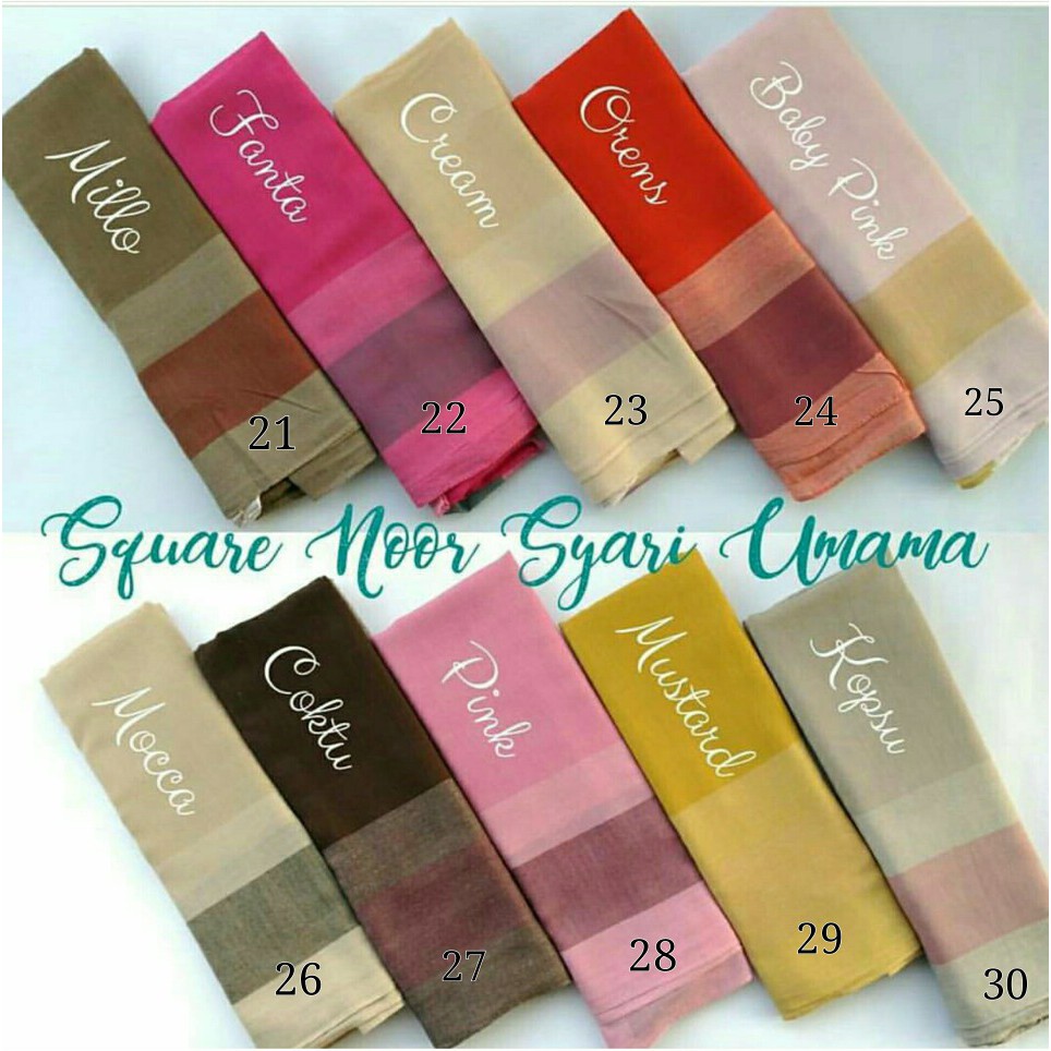 Special Produk Hijab Jilbab Kerudung Segiempat Umama Noor syar i Jumbo uk 140x140 PALING MURAH