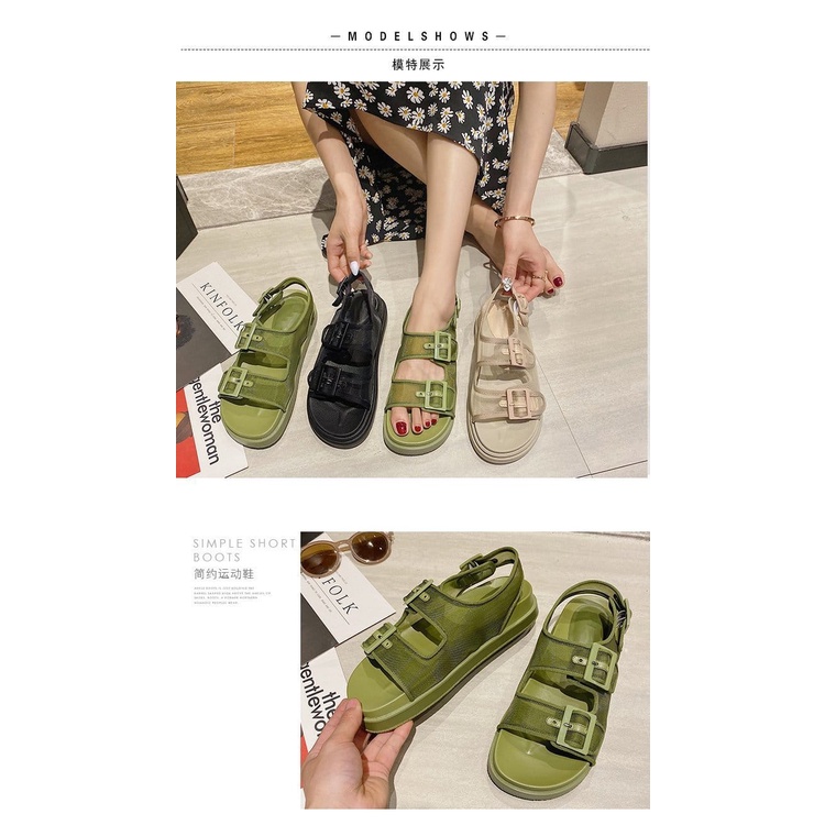 GROSIRTAS &quot;LS&quot; LV0096 Sandal Gunung Wanita Sol Tebal Import  (include Box)