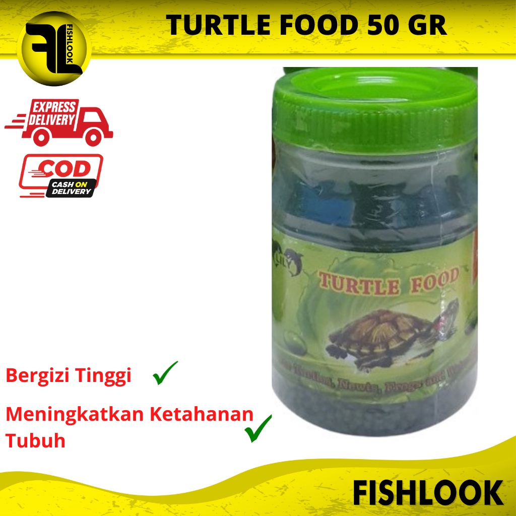 TURTLE FOOD 50gr kecil makanan pakan kurakura kura kura kura-kura turtle food stick