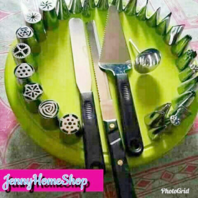 [ READY ] PAKET DEKORASI KUE TART LENGKAP SPUIT RUSIA LOKAL