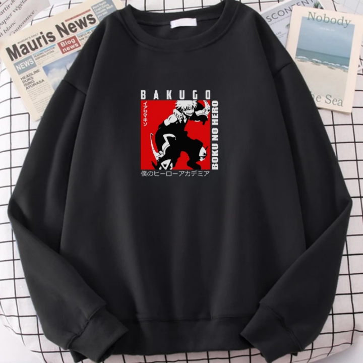 Sweater Dewasa Anime Boku No Hero Bakugo 002 In Action