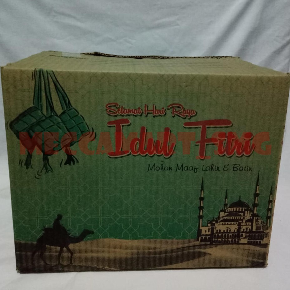 

TERMURAH!!! Kardus Idul Fitri / Kardus Lebaran / Kardus Parcel / Kardus sembako (Uk. 30x30x22) 10pcs