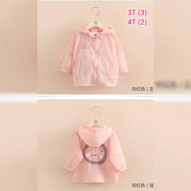 Outer hoodie anak resleting warna warni