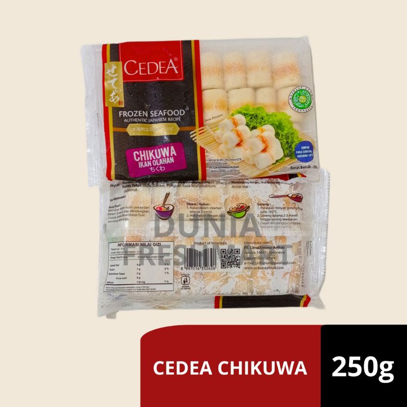 

CEDEA CHIKUWA 250GR CIKUWA CIKWA BAKSO IKAN OLAHAN