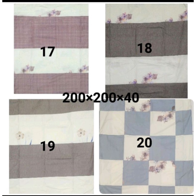 Sprei PERCA my love 200x200x40 extra king tinggi 40 motif 8