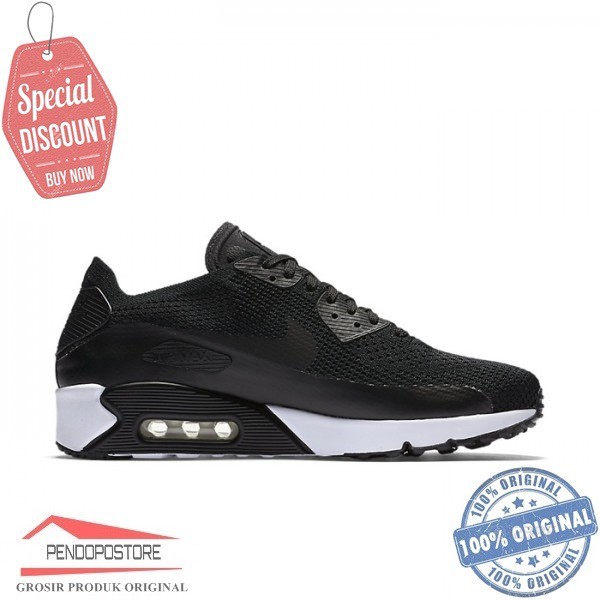 Sepatu Casual Nike Air Max 90 Ultra 2.0 Flyknit 875943-004  Bkn Janoski Gato Air Force Original BNIB