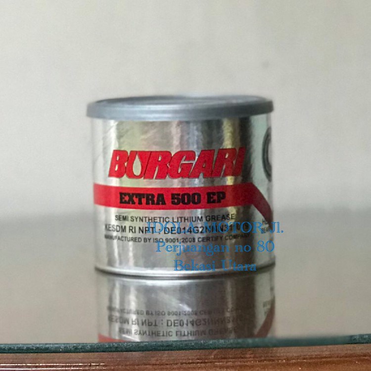 Gemuk burgari extra 500 EP semi synthetic HI-TEMP isi 455 gr