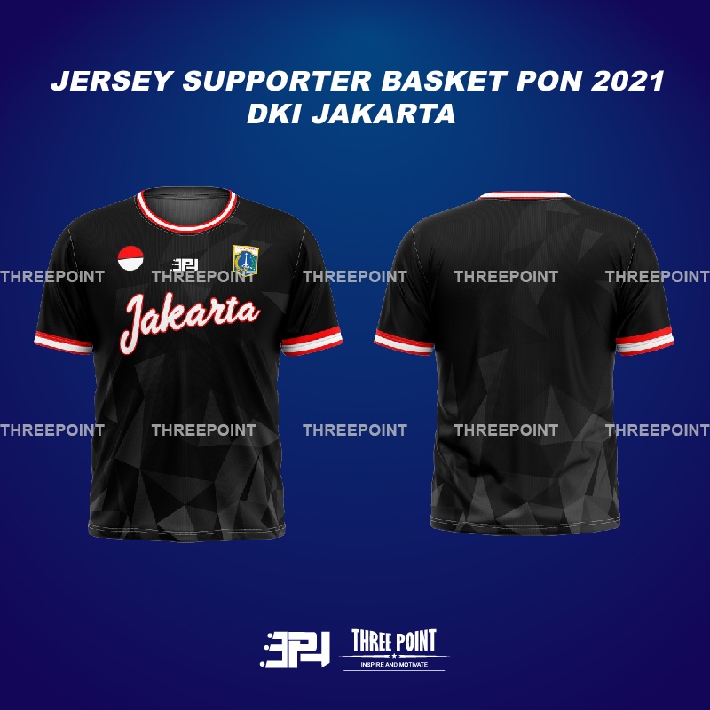JERSEY SUPORTER BASKET PON PAPUA 2021 - DKI JAKARTA