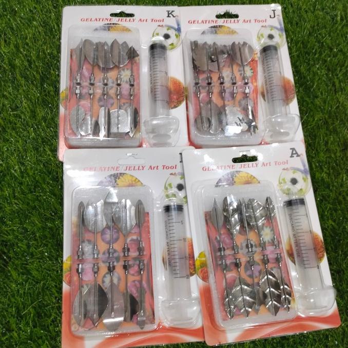 

*#*#*#] Suntikan Puding Art / Gelatin Jelly Tool berbagai motif