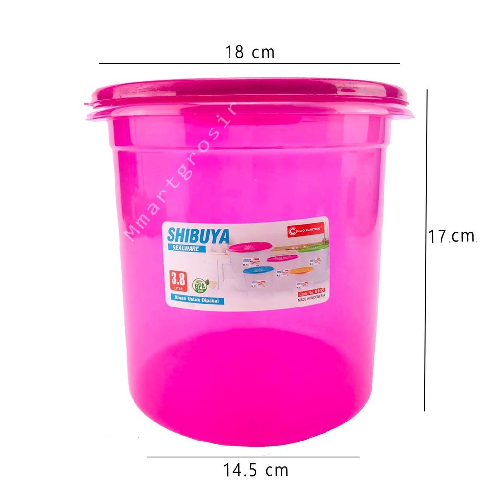 Clio Plastics / Toples Clio / Shibuya Sealware / 3.8 L / 8105