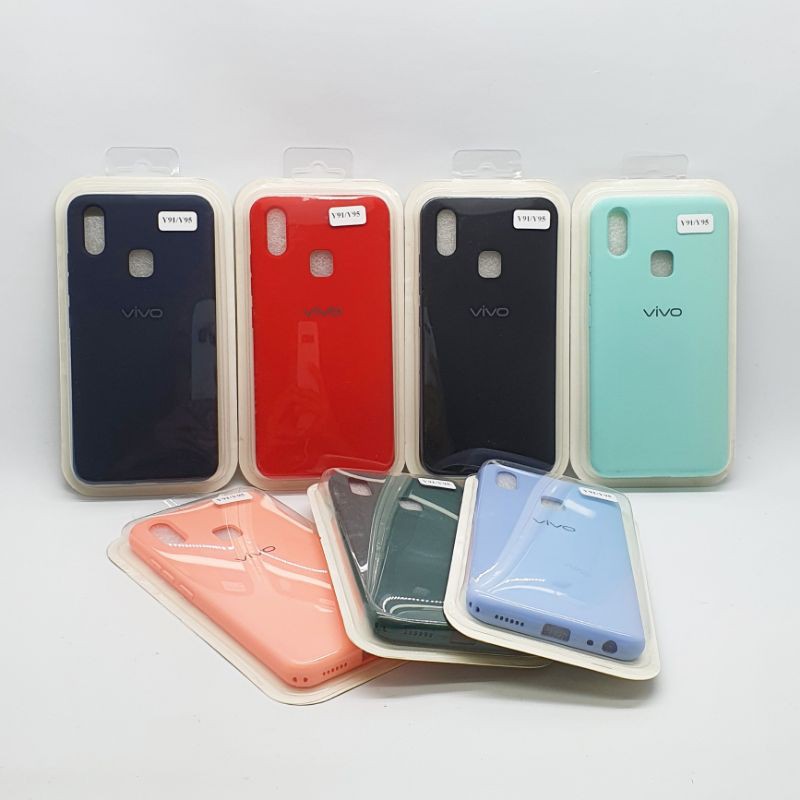 Vivo Y91S / Y91 / Y95 / Y93 Silicone Macaron Case / Soft Case Dove Candy / Silikon Macaron Case