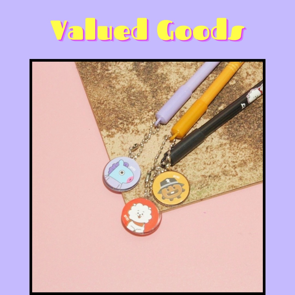 

Pulpen Gel Gantungan Pin BT - RJ TATA MANG COOKY CHIMMY VAN RANDOM - pena lucu pen gel bolpoin bulpen warna warni unik alat tulis hadiah anak sekolah & kantor stationery cute karakter kartun hewan kuda