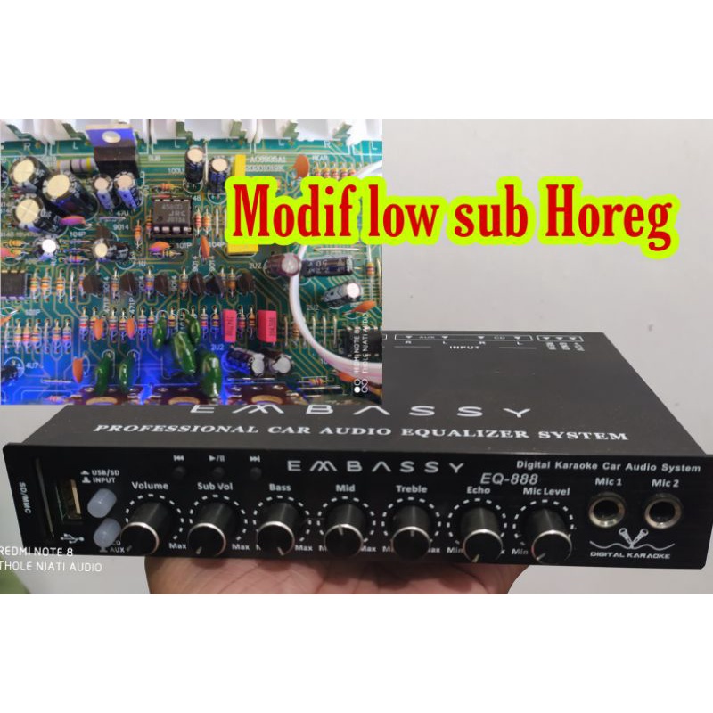 Equaliser Embassy Modif Low sub Horeg