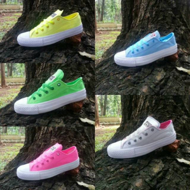 Converse CT size 36 - 40 sepatu wanita sneakers casual kets abu pink kuning hijau grade ori murah