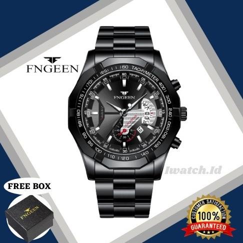 Jam Tangan FNGEEN S001 Pria Analog Original Asli Anti Air Termurah
