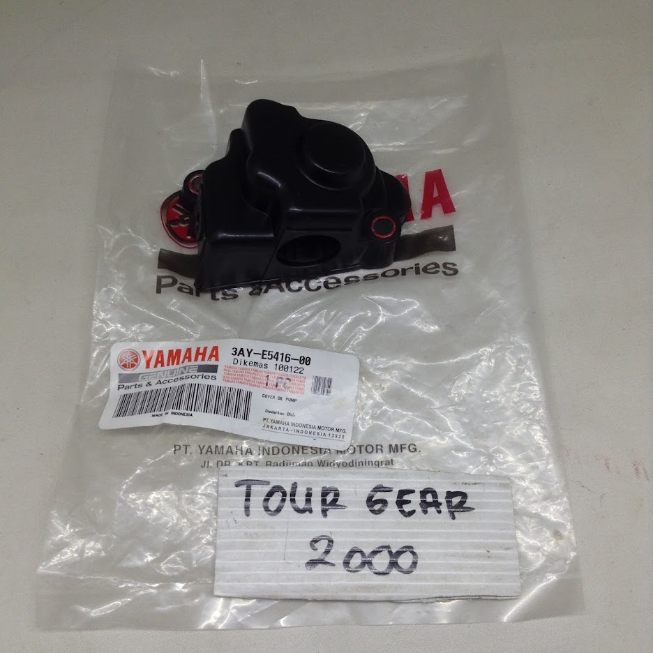 COVER TUTUP POMPA OLI SAMPING YAMAHA F1ZR CHAMP ALFA FORCE 1 ORIGINAL YGP 3AY-E5416-00