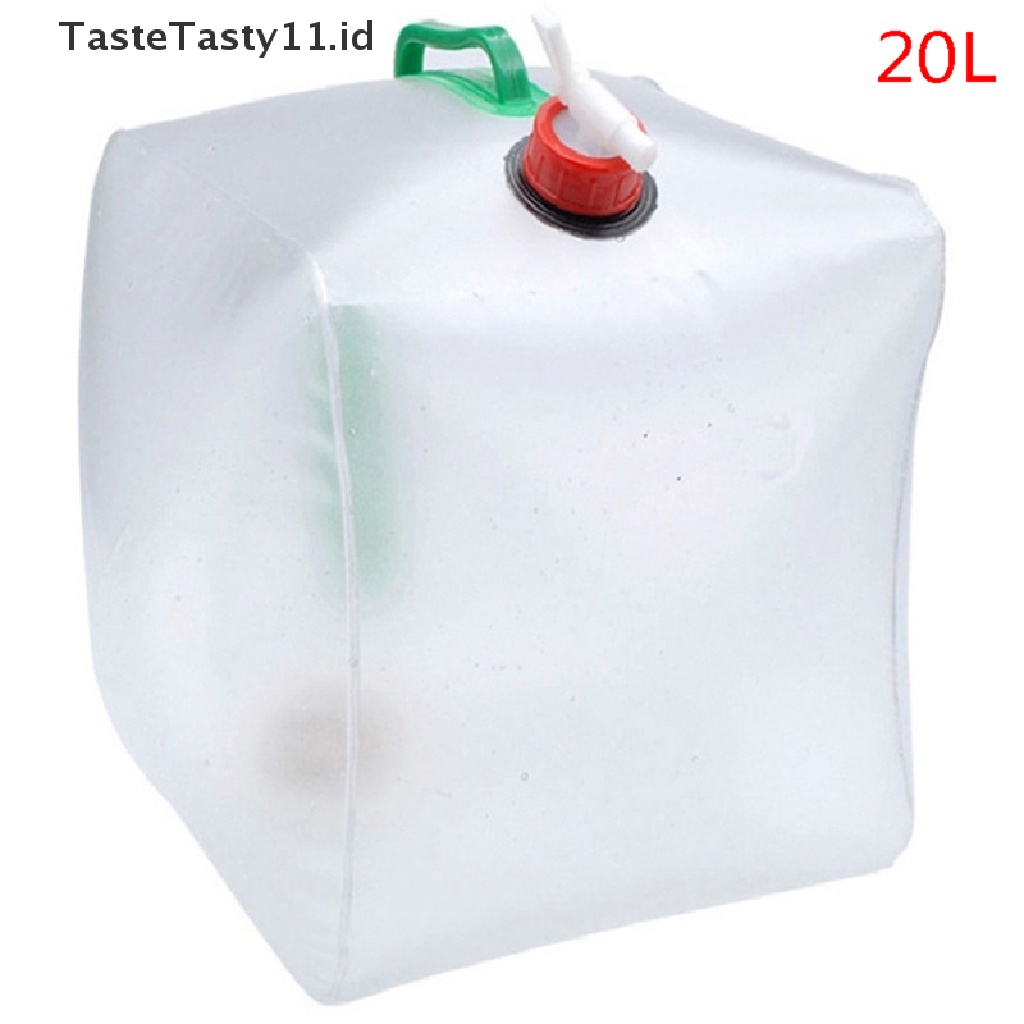 Tastetasty Kantong Air Minum 20L Bahan PVC Transparan Bisa Dilipat Untuk Mobil