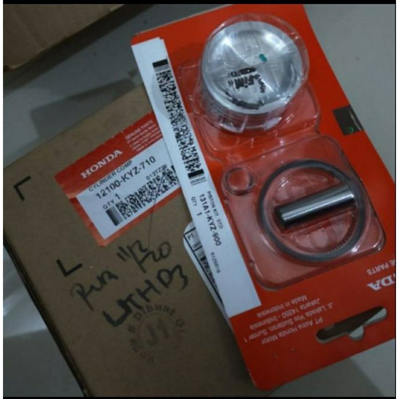 PAKET KIT 12100-kyz-710 DAN 131a1-kyz-900 Blok cylinder helm in f1 injeksi original AHM