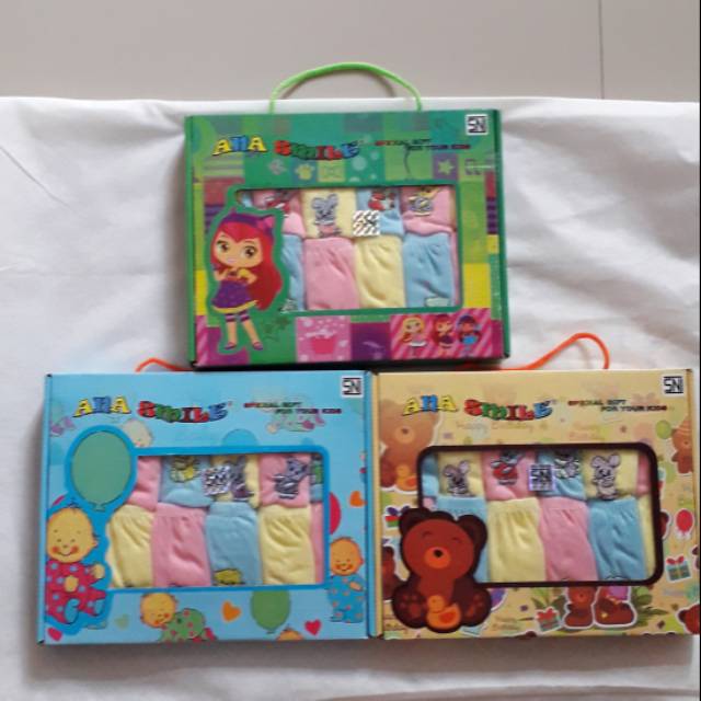 Kado murah-celana bayi box/kado celana bayi box/celana bayi murah/celana bayi dus GIFT SET /CELANA PENDEK BABY WARNA WARNI LEMBUT